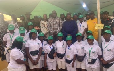 Ambassador Abdulazeez Musa Dankano and group of other officials from PAIGAS visited the NYSC Orientation Camp Kubwa, Abuja on 8 January 2023 to Sensitize Youth Corps Members on the Hazards of Irregular Migration