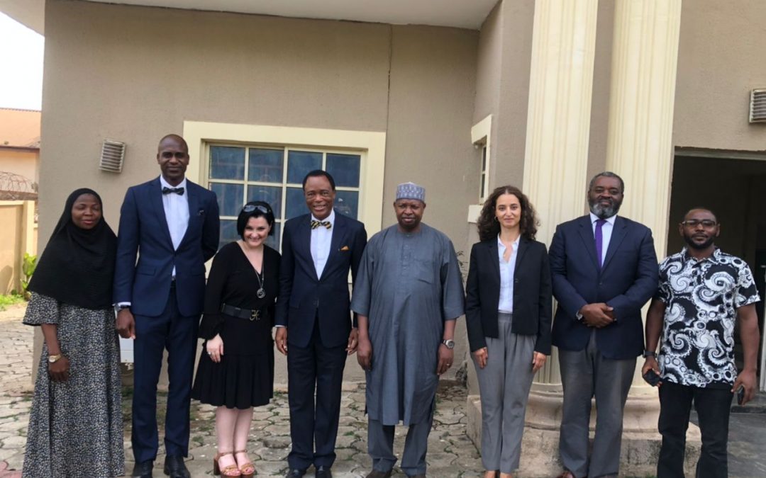 Ms Samuela ISOPI Ambassador of the European Union to Nigeria and to the Economic Community of West African States (ECOWAS) Accompanied by Najat El Ouargui paid a Courtesy visit to PAIGAS