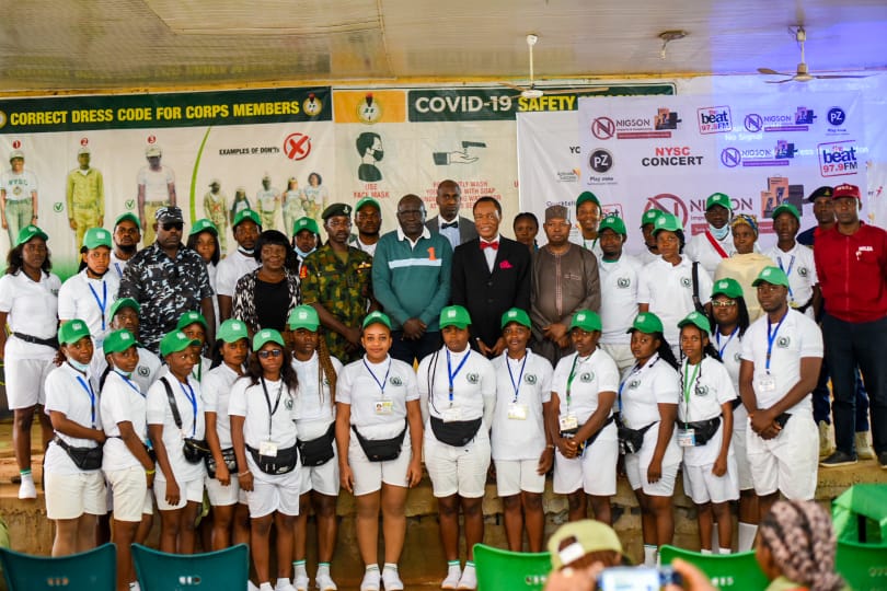 Ambassador Martin Uhomoibhi, Ambassador Abdulazeez Dankano and group of other officials from PAIGAS visited the NYSC Orientation Camp Kubwa, Abuja on 3 August 2022 to Sensitize Youth Corps Members on the Dangers of Irregular Migration