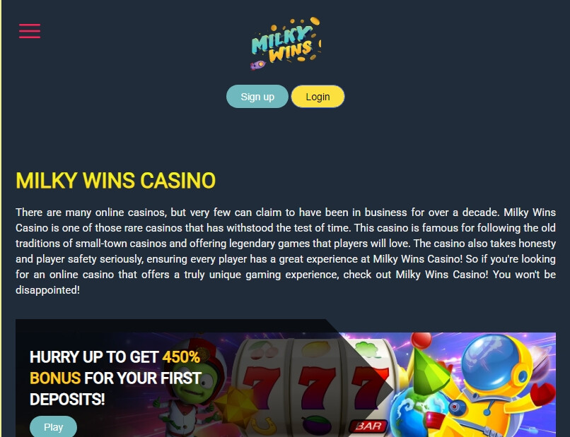 Explore the Stars Casino Milky Wins Awaits You! Explore the Stars Casino Milky Wins Awaits You!