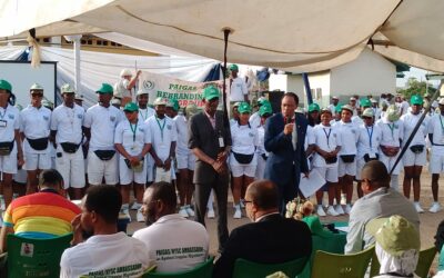 Pan African Institute for Global Affairs and Strategy-PAIGAS Visited the NYSC Orientation Camp Kubwa, Abuja – Nigeria on 8 May, 2025 The Institute through her President and Founder Ambassador Martin Uhomoibhi, who was accompanied by Ambassador Abdulaziz Musa Dankano, Mr. Bertrand Nnodim and other officials delivered a lecture and sensitize Youth Corps Members on the hazards (Dangers) of Irregular Migration.